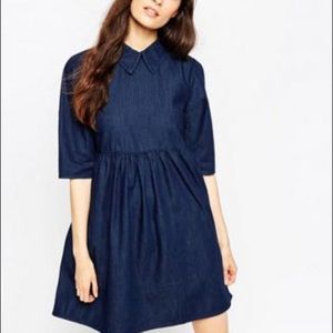 ASOS Denim Babydoll Dress · Out of stock ·